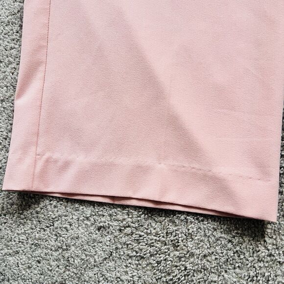 Asos Design Soft Pink Wide Leg Soft Flowy Professional Designer Pants - Plus 20 - Picture 4 of 9